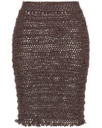 ALLIS BEACHWEAR - Emma Semi-Transparent Tulle Skirt - Lyst