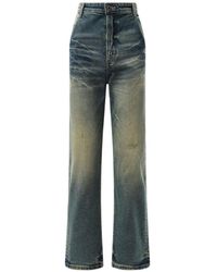 Fax Copy Express - Whiskering-Effect Jeans - Lyst