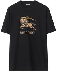 Burberry - Ekd Ombré Katoenen T-Shirt - Lyst