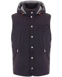 Brunello Cucinelli - フーデッド ダウンベスト - Lyst