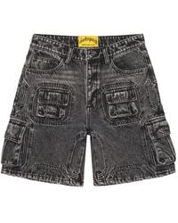 Godspeed - Octagon Cargo Denim Shorts - Lyst