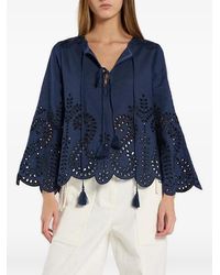 CHRISTY LYNN - Kora Broderie-Anglaise Blouse - Lyst