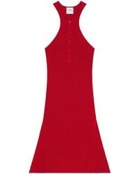 Courreges - Vestido Corto Estilo Scuba - Lyst