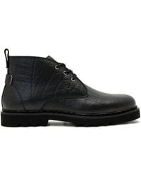 AllSaints - Skiff Leather Boots - Lyst