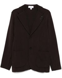 Lardini - Patch-Pocket Wool Blazer - Lyst