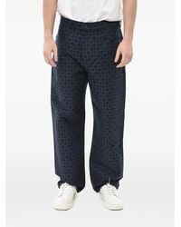 Givenchy - Monogram-Pattern 5-Pocket Trousers - Lyst