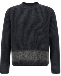 DSquared² - Gerippter Pullover mit Wolleinsatz - Lyst