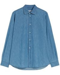 Jil Sander - Cotton Chambray Shirt - Lyst