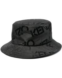 KENZO - Jacquard-logo Bucket Hat - Lyst