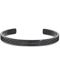 Aston Martin - Engraved Brushed-Metal Bracelet - Lyst