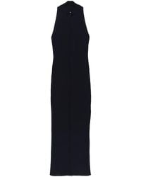 Courreges - Cut-Out Ribbed Midi Dress - Lyst