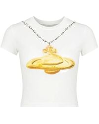 Vivienne Westwood - Orb Peru Graphic-Print T-Shirt - Lyst