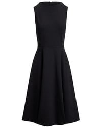 Ralph Lauren - Sleeveless Ponte Midi Dress - Lyst