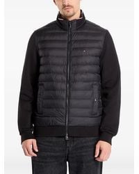 Tommy Hilfiger - Quilted-Panel Zip-Up Jacket - Lyst