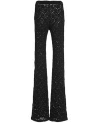 Chloé - Pantalones Acampanados Con Encaje - Lyst