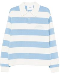 Axel Arigato - Rey Striped Logo Polo Shirt - Lyst