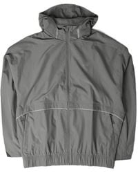 New Balance - Logo-Print Hooded Jacket - Lyst