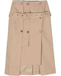 ROKH - Panelled Asymmetric Skirt - Lyst
