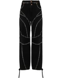 Versace - Piece Number Straight Jeans - Lyst