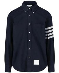 Thom Browne - Structured Long-Sleeve Button-Down Shirt - Lyst
