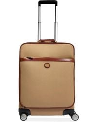 The Bridge - Story Viaggio Softi Leather-Trim Canvas Suitcase - Lyst