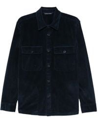120% Lino - Corduroy Pocket Shirt - Lyst