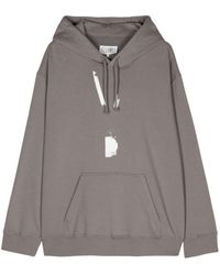 MM6 by Maison Martin Margiela - Backstage Pass-print Cotton Hoodie - Lyst