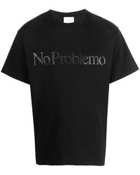 Aries - No Problemo Slogan-print T-shirt - Lyst