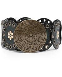 Etro - Gürtel Mit Nieten - Lyst