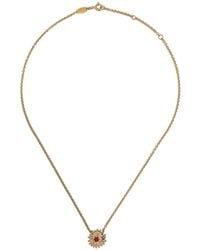 Aurelie Bidermann - 18Kt Rhodolite Garnet Bouquet Pendant Necklace - Lyst
