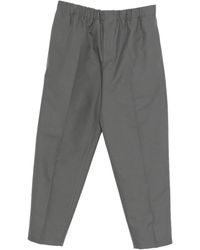 Jil Sander - Lightweight Cotton Tapered Trousers - Lyst