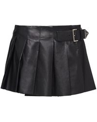 Prada - Re-nylon Pleated Miniskirt - Lyst