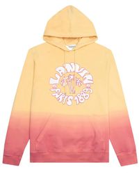 Lanvin - Sudadera Con Capucha Y Motivo De Palmera - Lyst