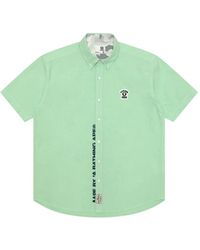 Aape By A Bathing Ape - Logo-Patch Short-Sleeve Shirt - Lyst
