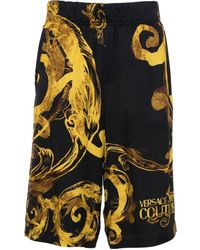 Versace - Watercolour Couture Shorts - Lyst