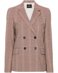 PS by Paul Smith - Single-breasted Check-pattern Blazer - Lyst