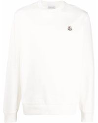 Moncler - Logo Patch Sweatshirt - Lyst