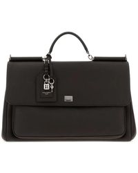 Dolce & Gabbana - My Sicily Grained-Leather Tote Bag - Lyst