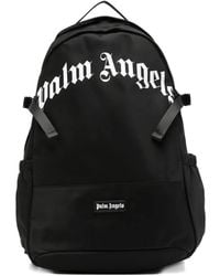 Palm Angels - Curved Logo Backpack - Lyst