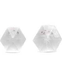 Monies - Faceted Crystal Earrings - Lyst