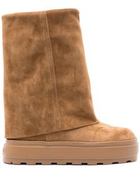 Casadei - Folded-Top Boots - Lyst