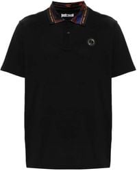 Just Cavalli - Logo Polo Shirt - Lyst