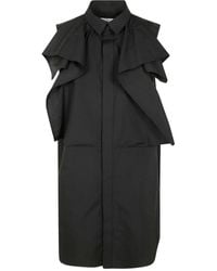 Sacai - ラッフル シャツドレス - Lyst