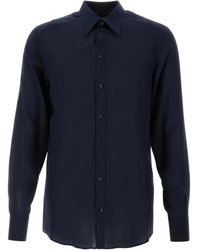 Dolce & Gabbana - Regular Crepe Shirt - Lyst