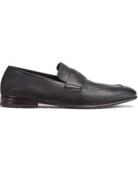 ZEGNA - L'Asola Leather Loafers - Lyst
