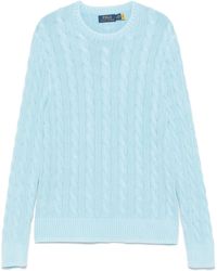 Polo Ralph Lauren - Pullover Mit Zopfmuster - Lyst