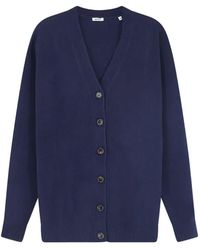 Aspesi - Button-Fastening V-Neck Cardigan - Lyst