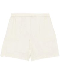 Marc O' Polo - Elastic-Waist Linen Shorts - Lyst
