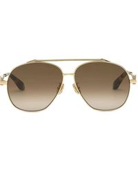 Roberto Cavalli - Oval-Frame Sunglasses - Lyst