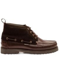 Barbour - Bottines Harle Chukka À Empiècements En Corde - Lyst